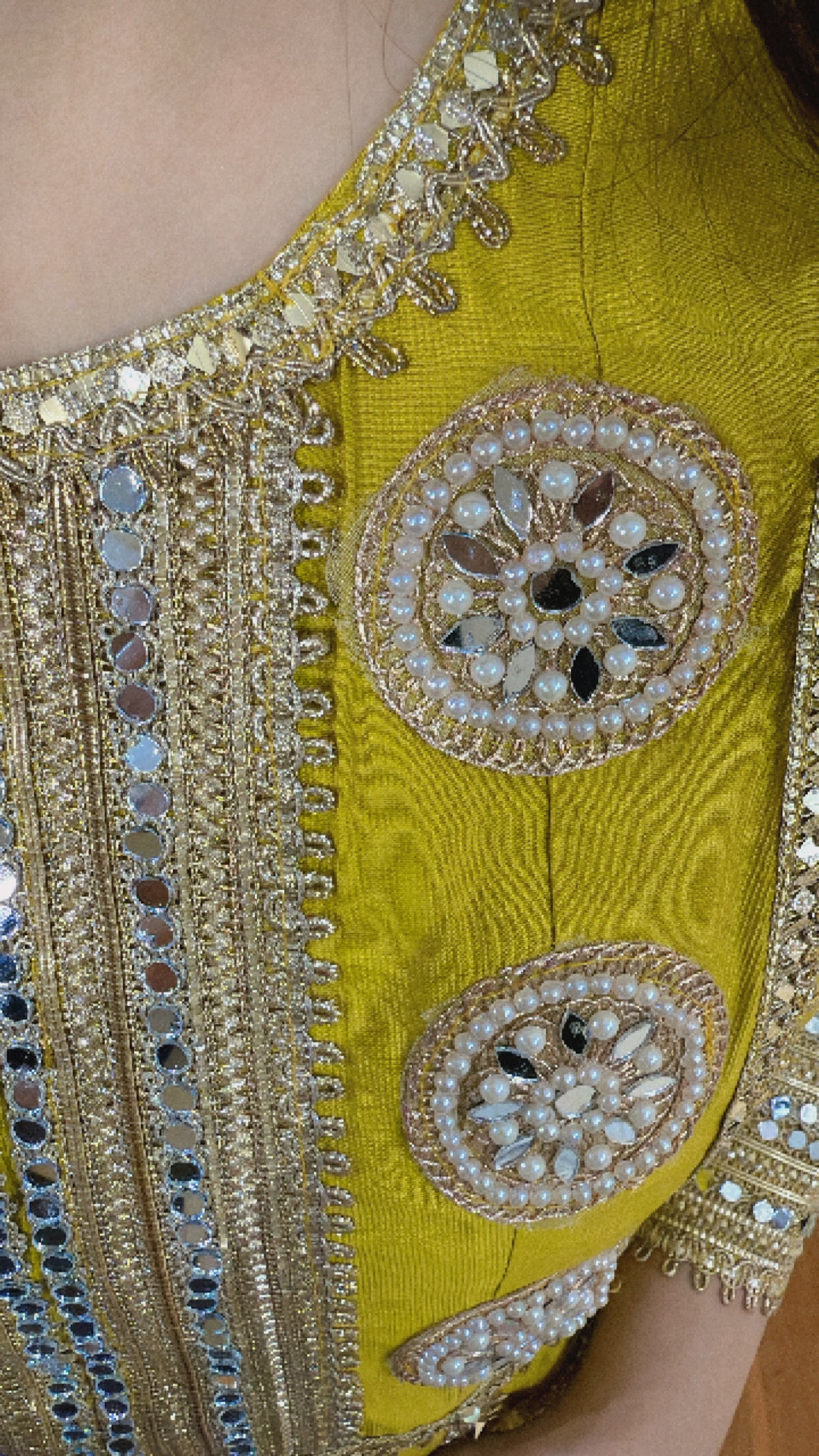 "MEERA" TWO PIECE SET (YELLOW)