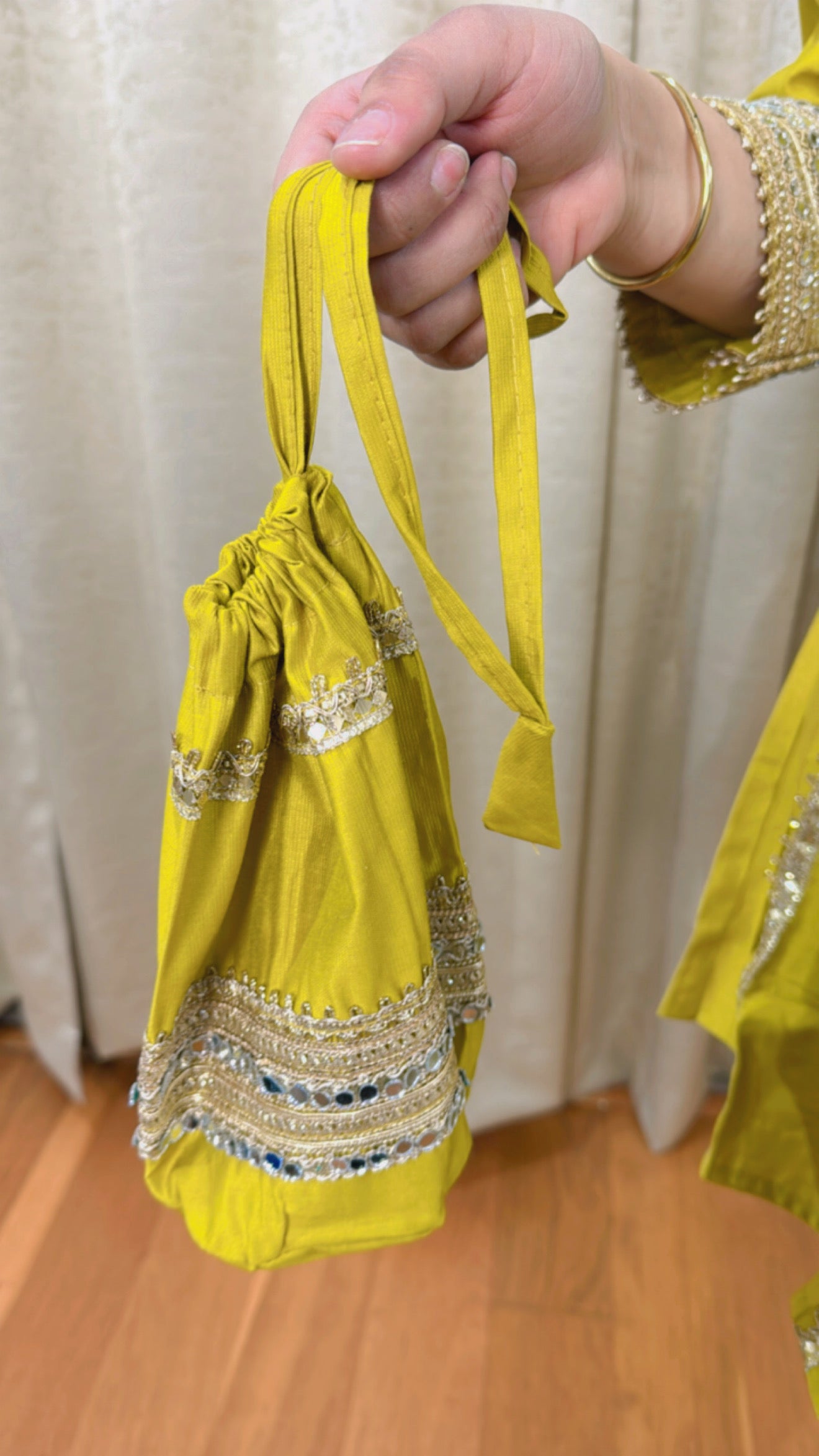 "MEERA" TWO PIECE SET (YELLOW)
