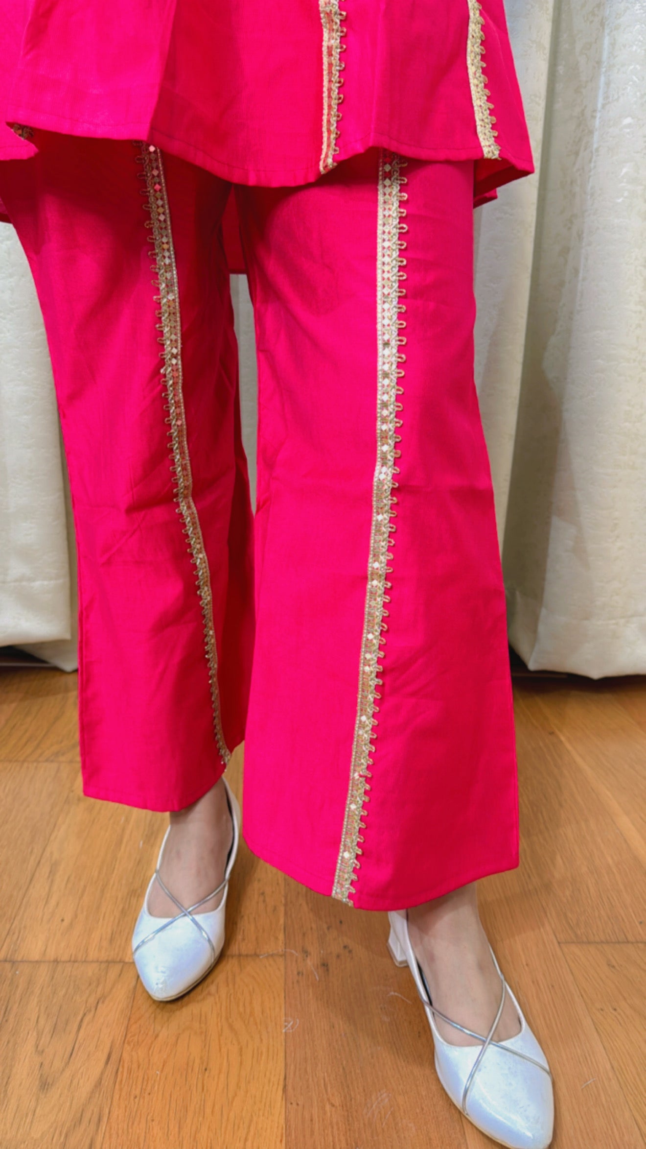 "MEERA" TWO PIECE SET (PINK)