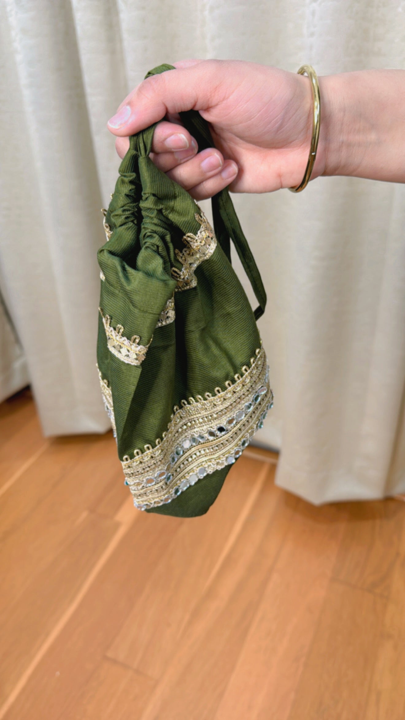 "MEERA" TWO PIECE SET (GREEN)
