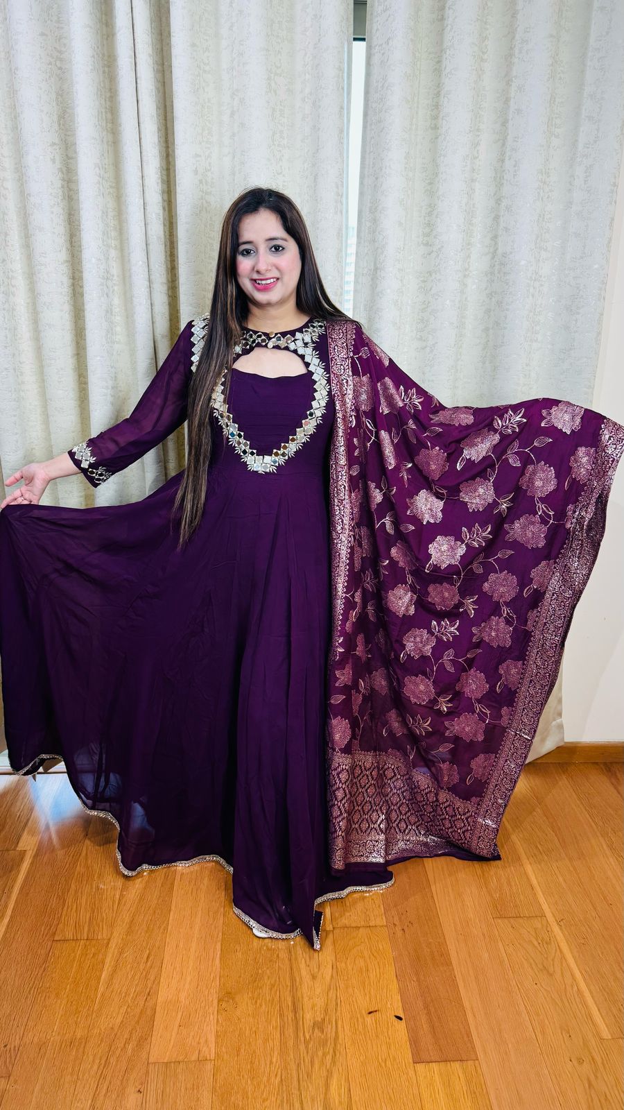 "JEEVIKA" DESIGNER ANARKALI SUIT