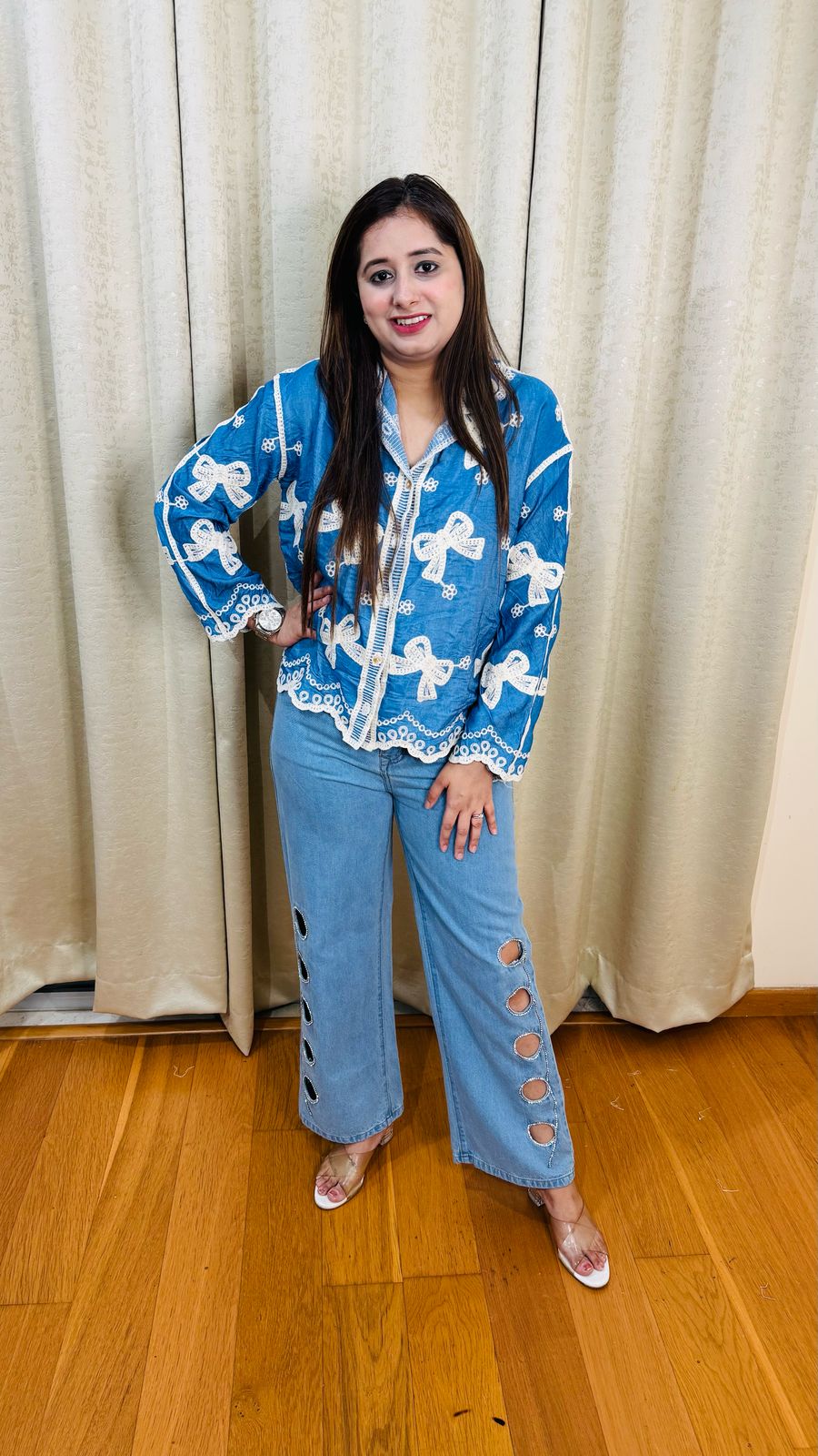 BLUE DENIM SHIRT