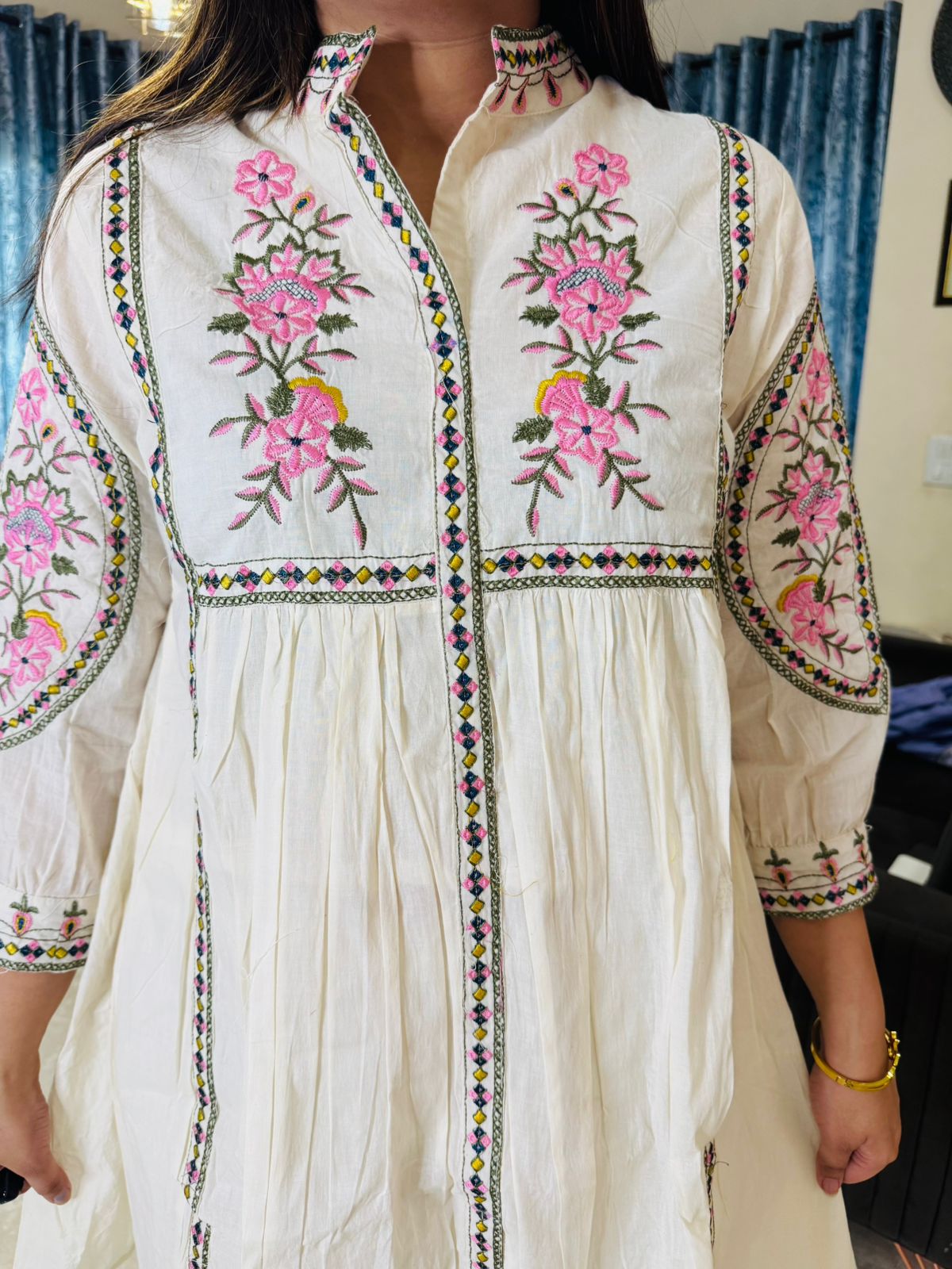 "AKSHARA" TWO PIECE SET "WHITE"