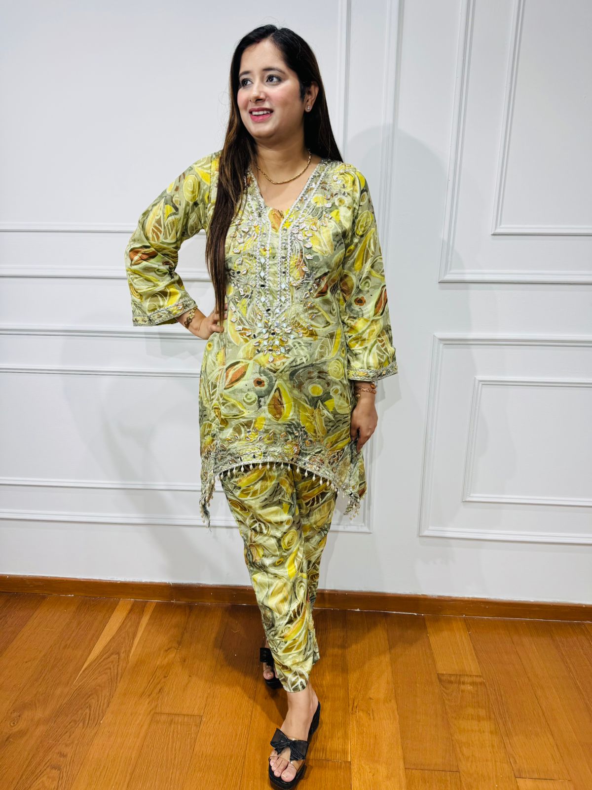 "VROOM" TWO PIECE SET "GREEN"
