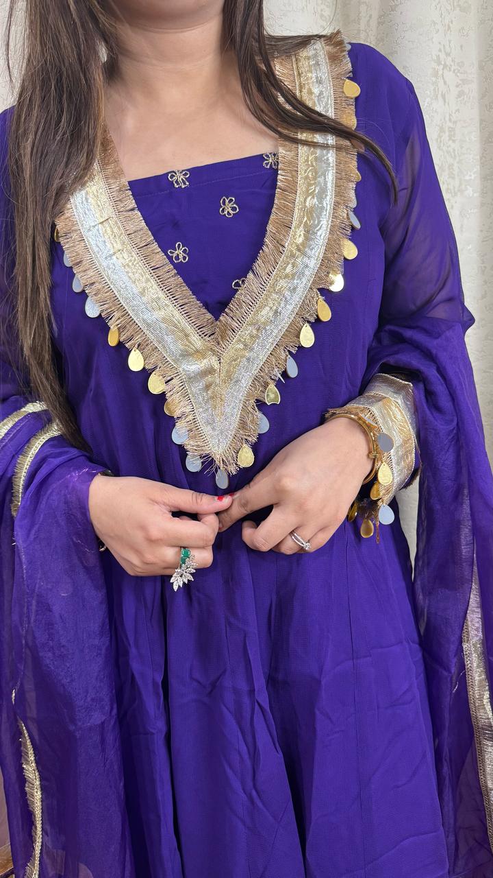 "PREETO" DESIGNER ANARKALI SUIT