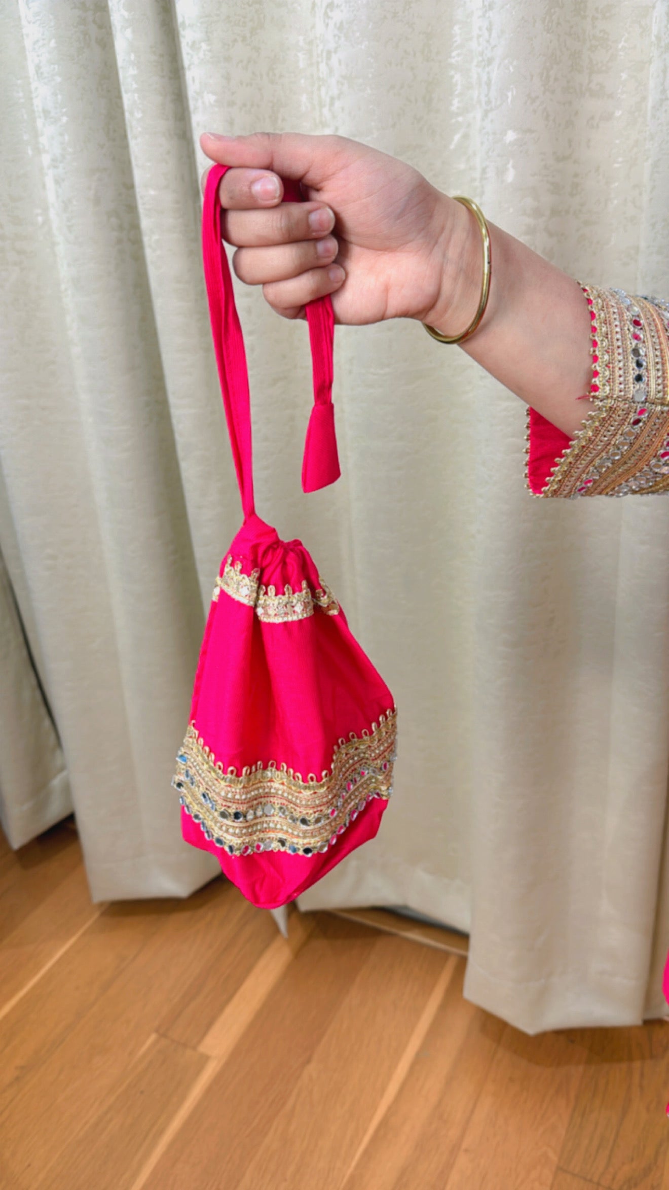 "MEERA" TWO PIECE SET (PINK)