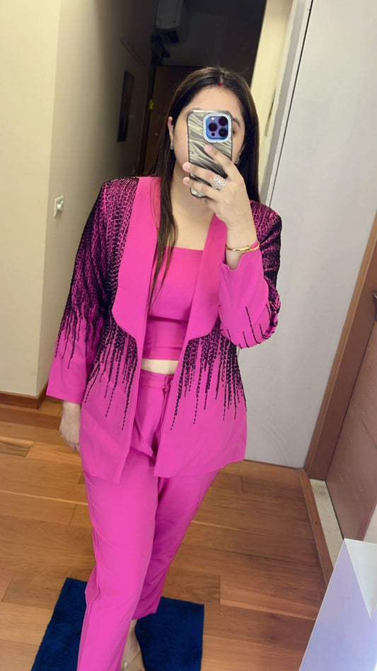 THREE PIECE OF SET INNER COAT AND PANT
