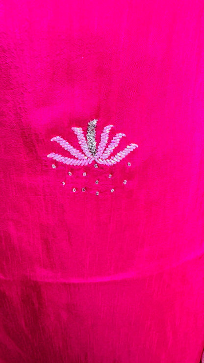 "DOLA" SILK DESIGNER SUIT (PINK)