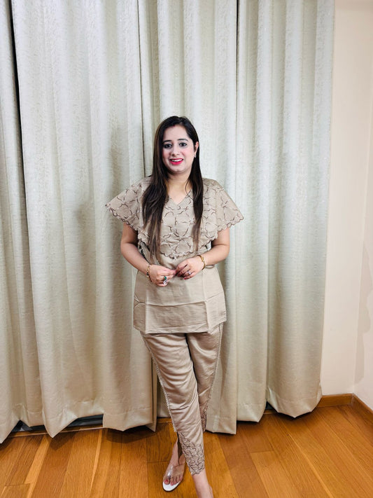 "AISHA" TWO PIECE SET WITH BELT