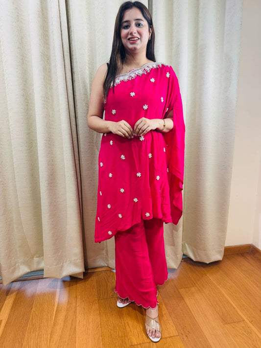 "MISHKI" TWO PIECE SET "RED"