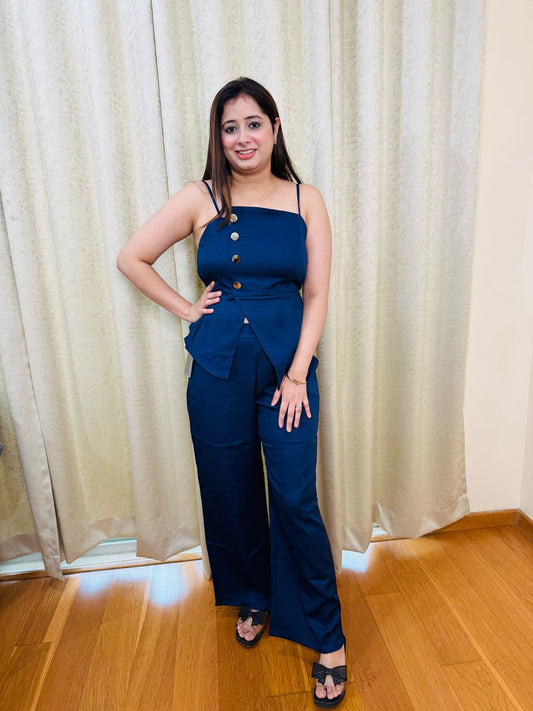 "VANYA" TWO PIECE SET "BLUE"