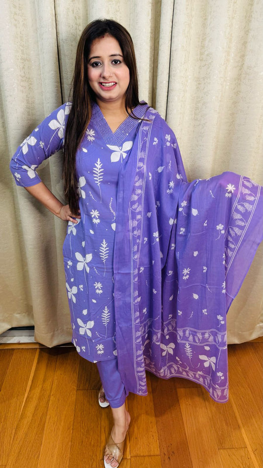 KABIRA PURE COTTON SUIT