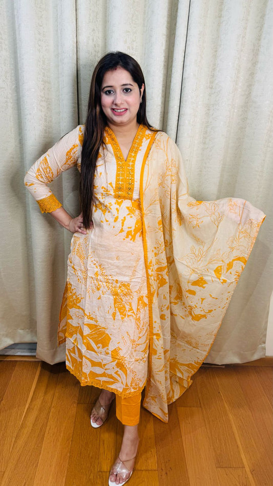 HEER PURE COTTON SUIT