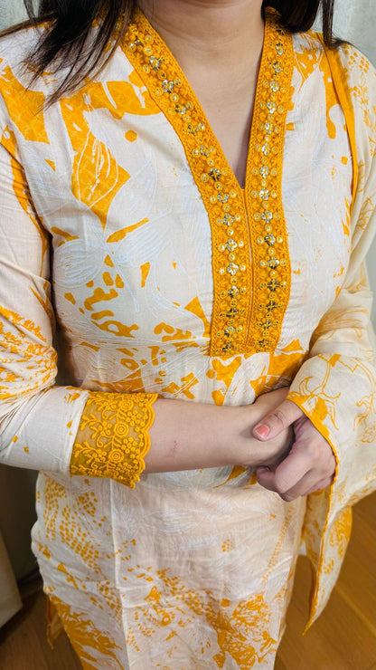 HEER PURE COTTON SUIT