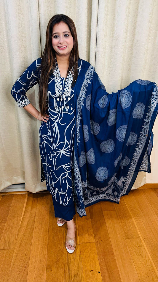 DHUN PURE COTTON SUIT