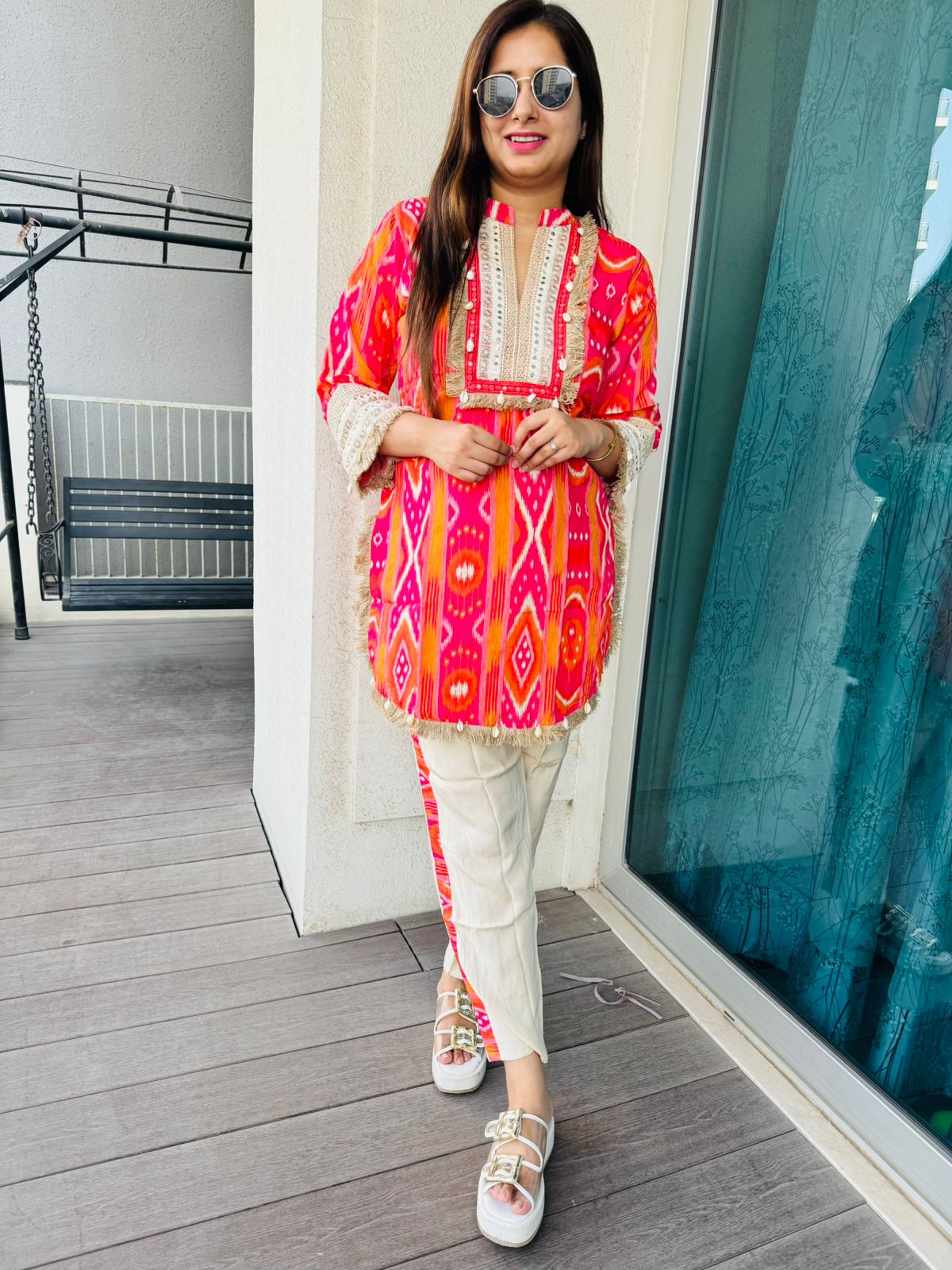 "RENUKA" TWO PIECE SET
