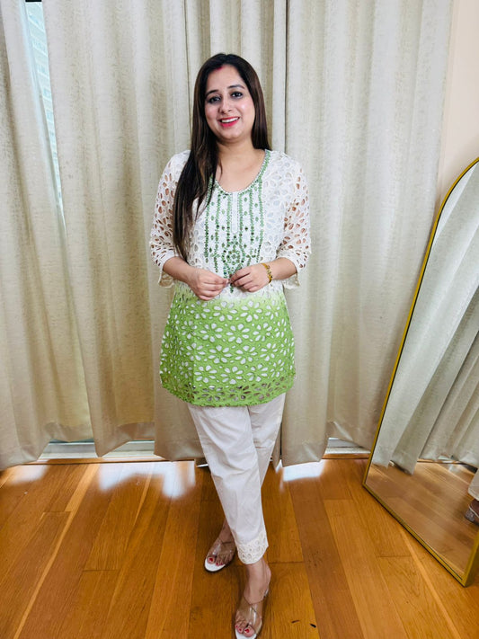 "VINA" TWO PIECE SET "GREEN"