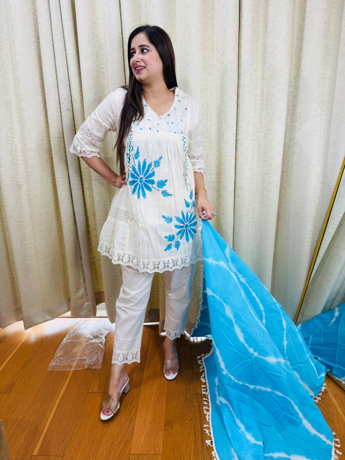 LAVINA DESIGNER SUIT "BLUE"