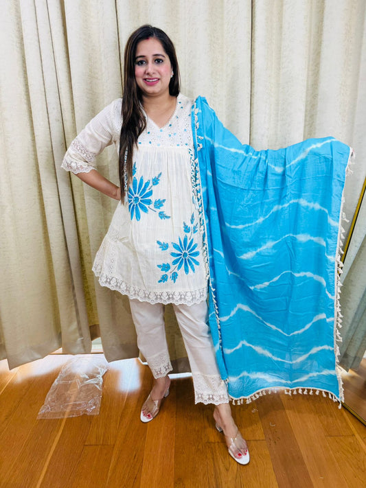 LAVINA DESIGNER SUIT "BLUE"