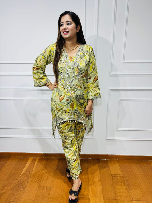 "VROOM" TWO PIECE SET "GREEN"