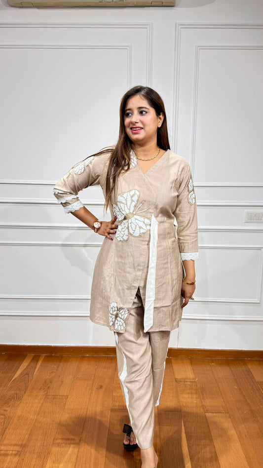 "RIDHA BUTTERFLY" TWO PIECE SET