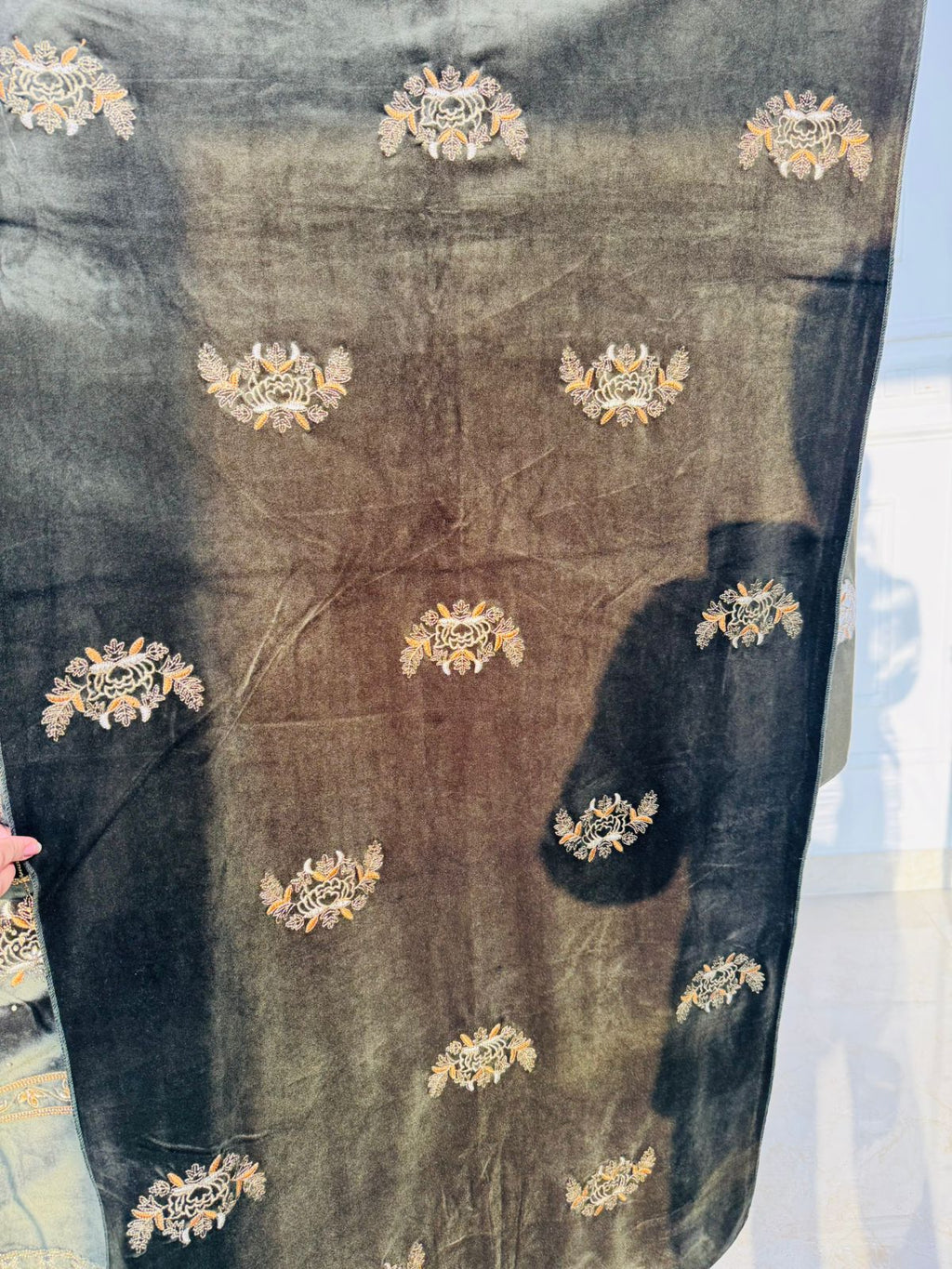 Zevra | V-Neck Kurta with Matching Dupatta & Pants for Winter Parties