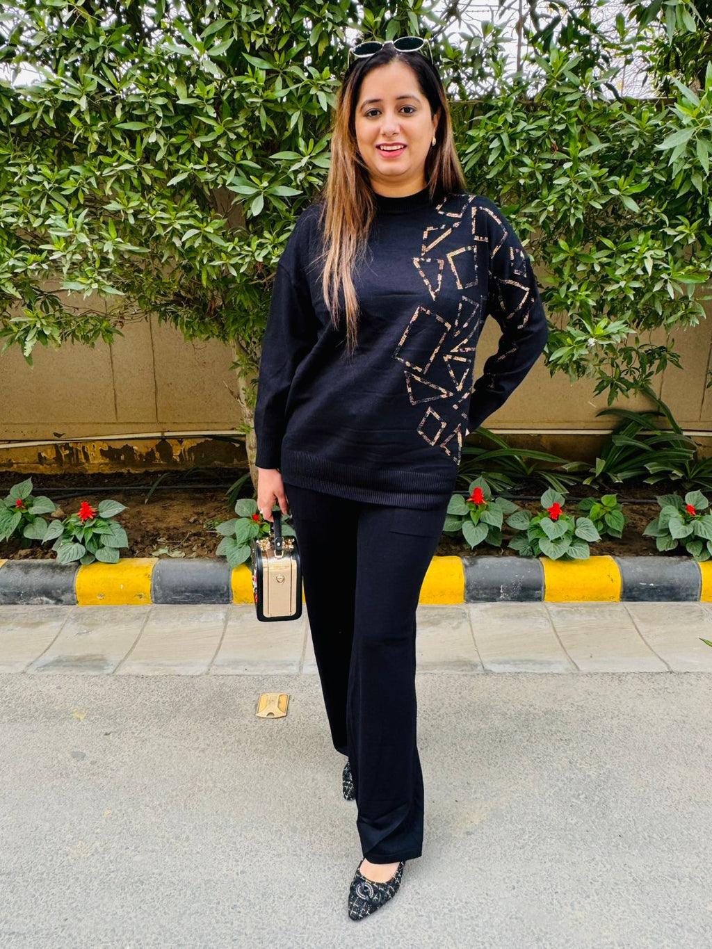 Kryse | Black Aura – Premium Knit Co-Ord Set