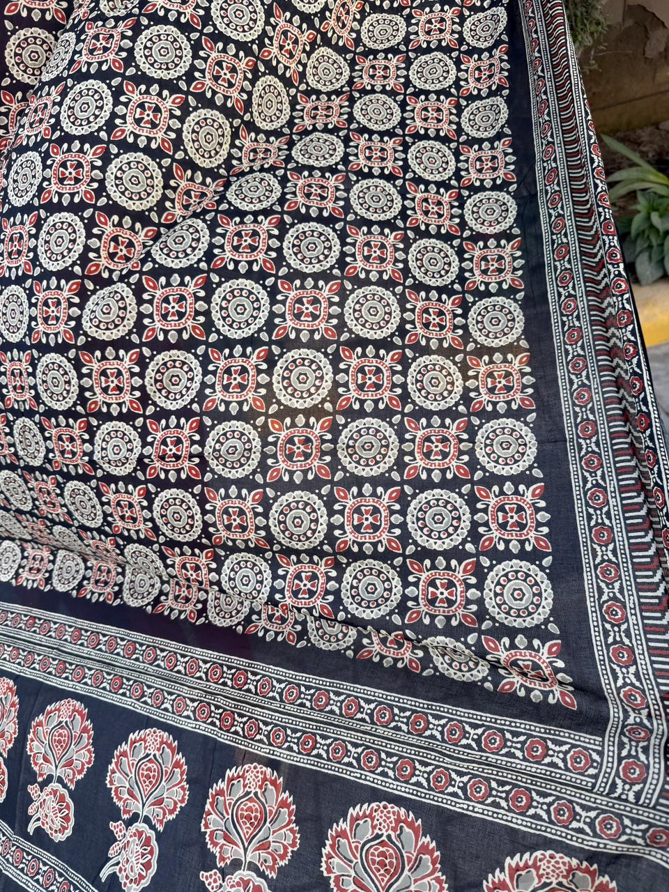 Riva | Ajrakh-Inspired Kurta Set with Dupatta