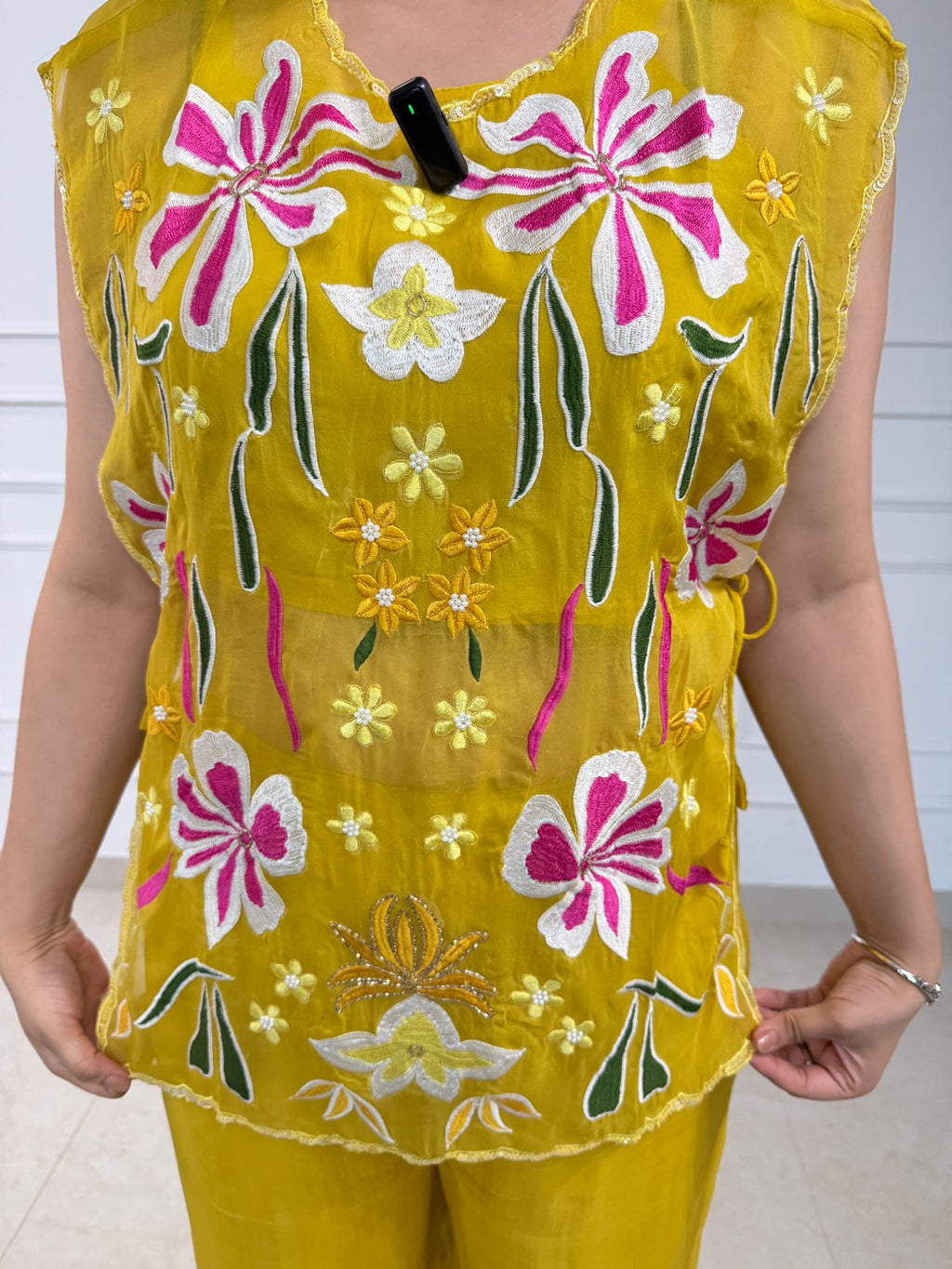 Mehria | Floral Embroidered Co-ord Set