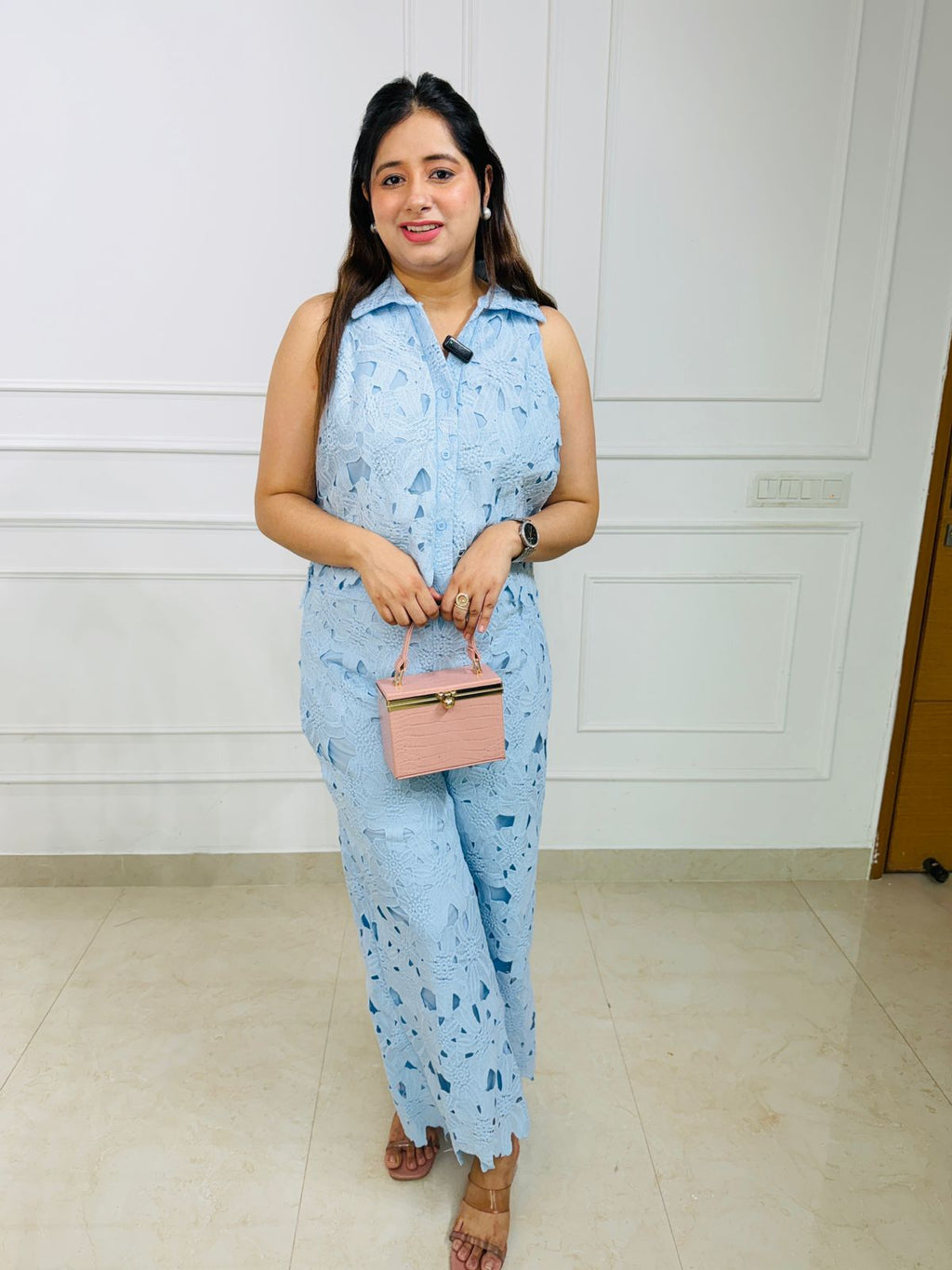 Celuné | Sky Blue Lace Co-ord Set ✨