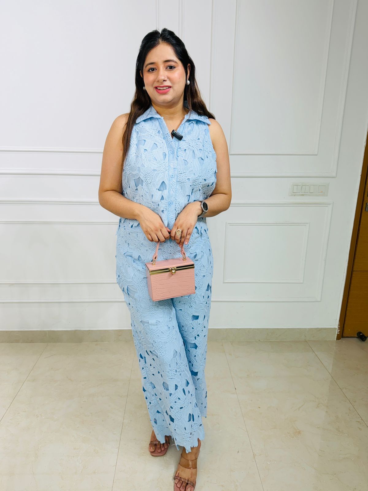 Celuné | Sky Blue Lace Co-ord Set ✨