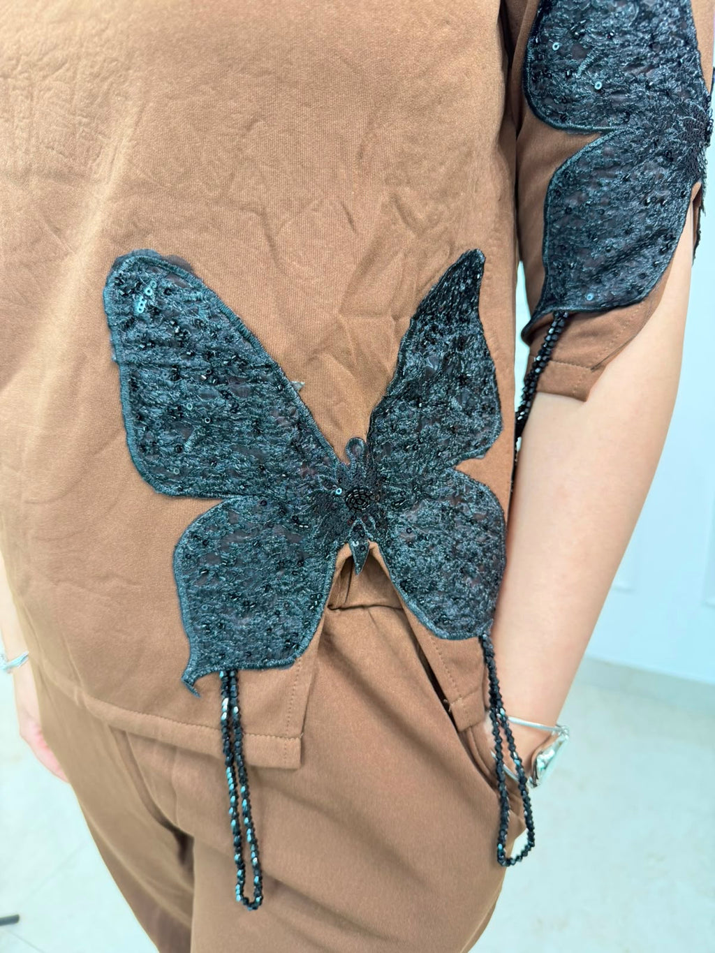 Nayira | Appliqué Detail Co-ord Set for Women