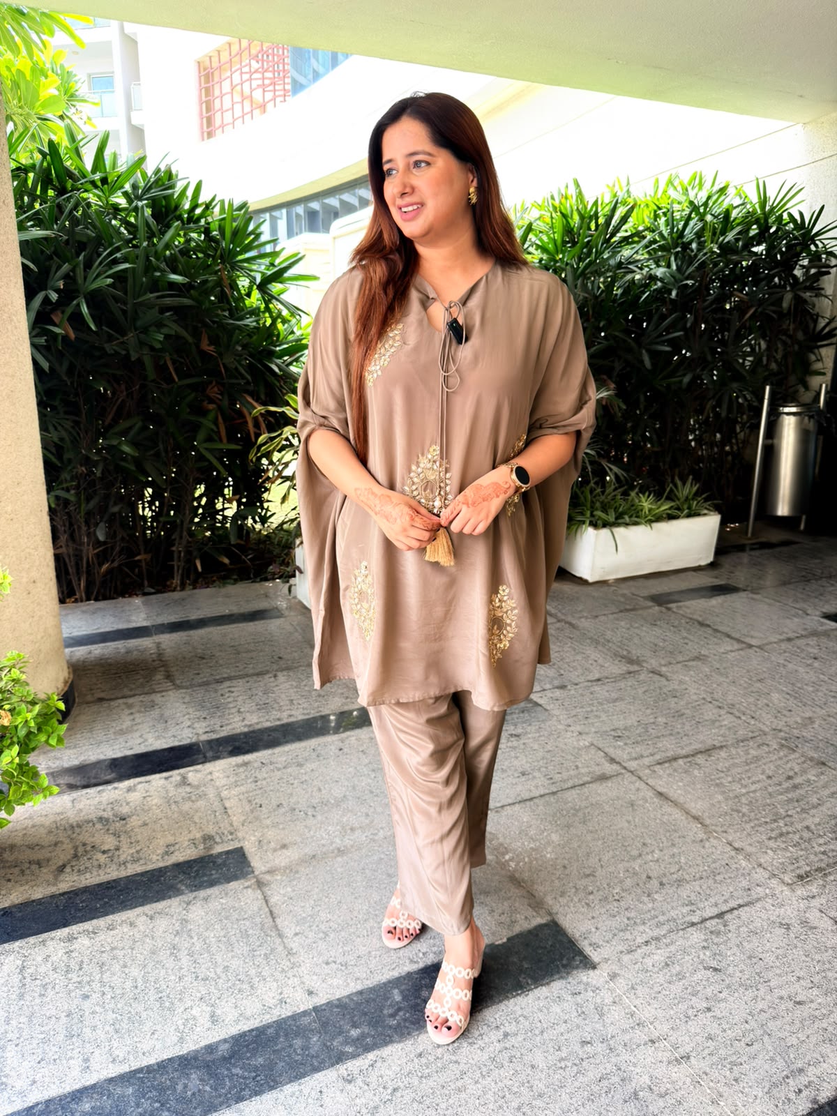 Amora | Embroidered Kaftan Co-Ord Set