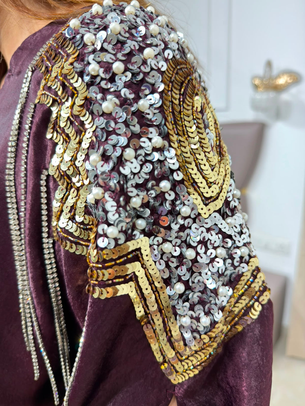 MAYRA | Hand-Embellished Designer Kaftan