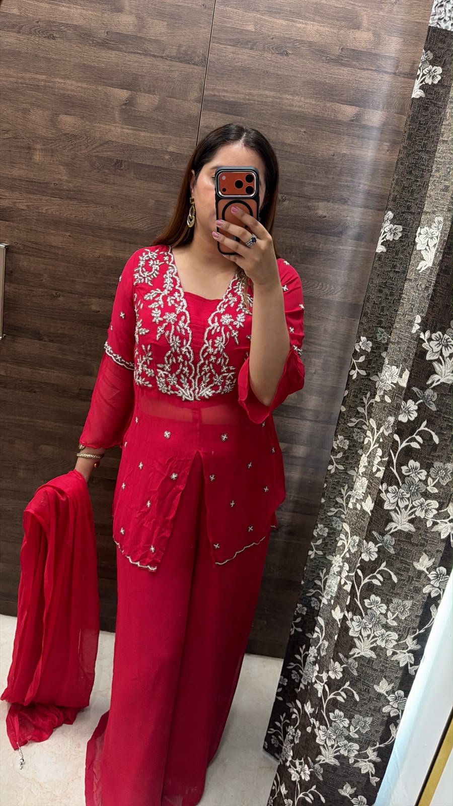 Himadri – Embroidered Georgette 3-Piece Suit Set