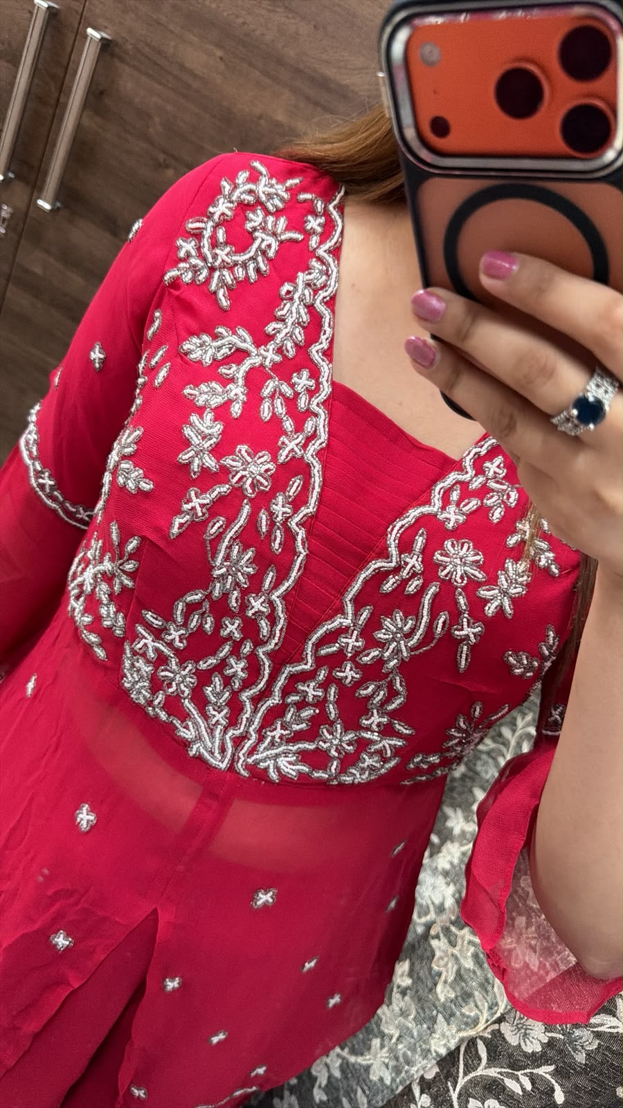 Himadri – Embroidered Georgette 3-Piece Suit Set