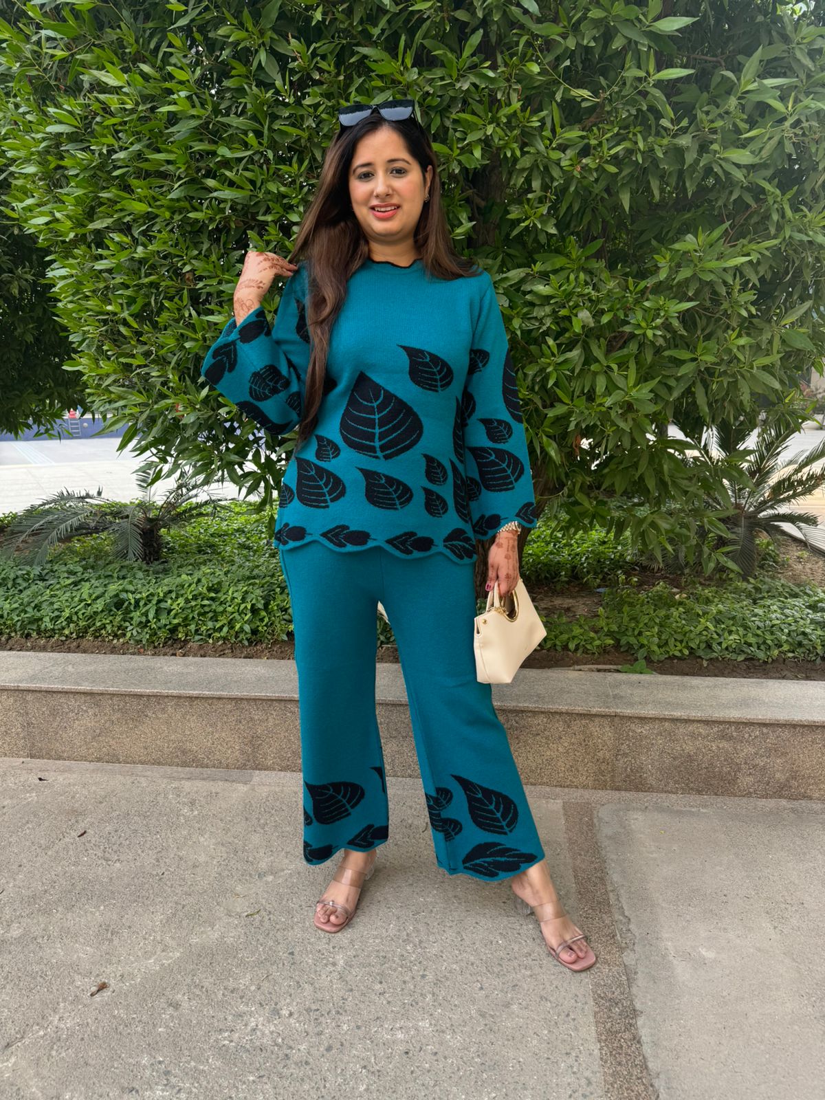 TealLeaf | Botanical Print Co-ord Set