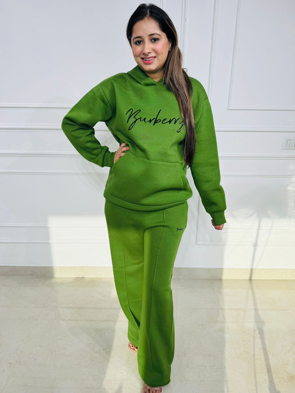 Frost | Light Grey Oversized Hoodie Tracksuit Coord Set