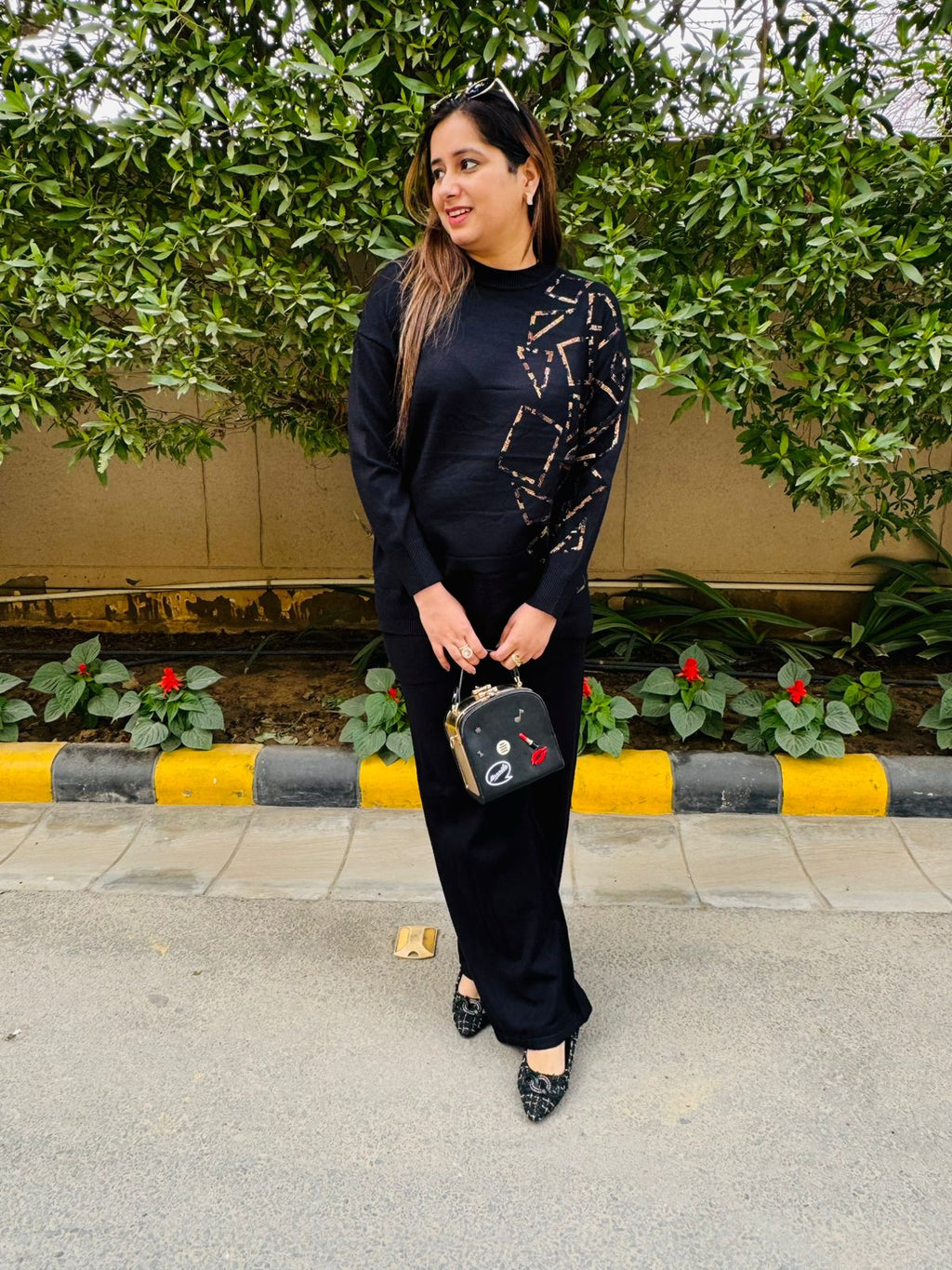 Kryse | Black Aura – Premium Knit Co-Ord Set