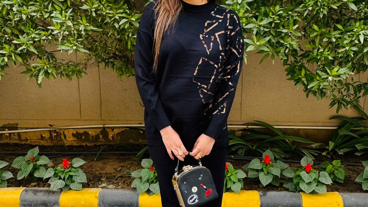 Kryse | Black Aura – Premium Knit Co-Ord Set