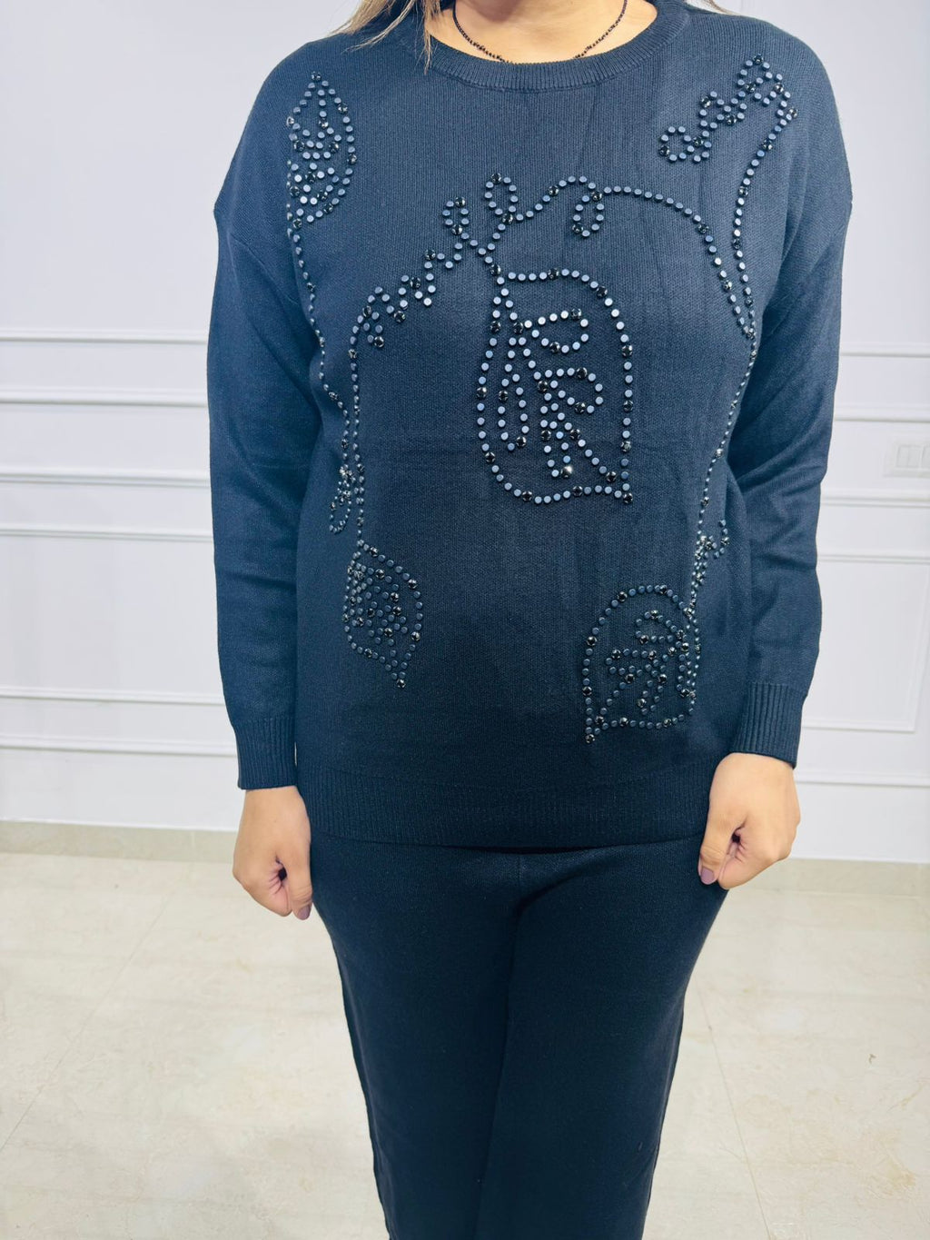 Noiréa | Luxe Crystal Knit Co-Ord Set