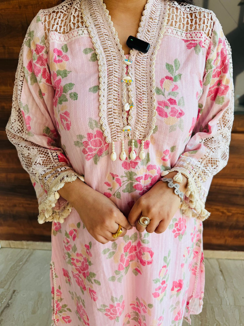 PHOOL | Floral Kurta Set with Ombre Dupatta
