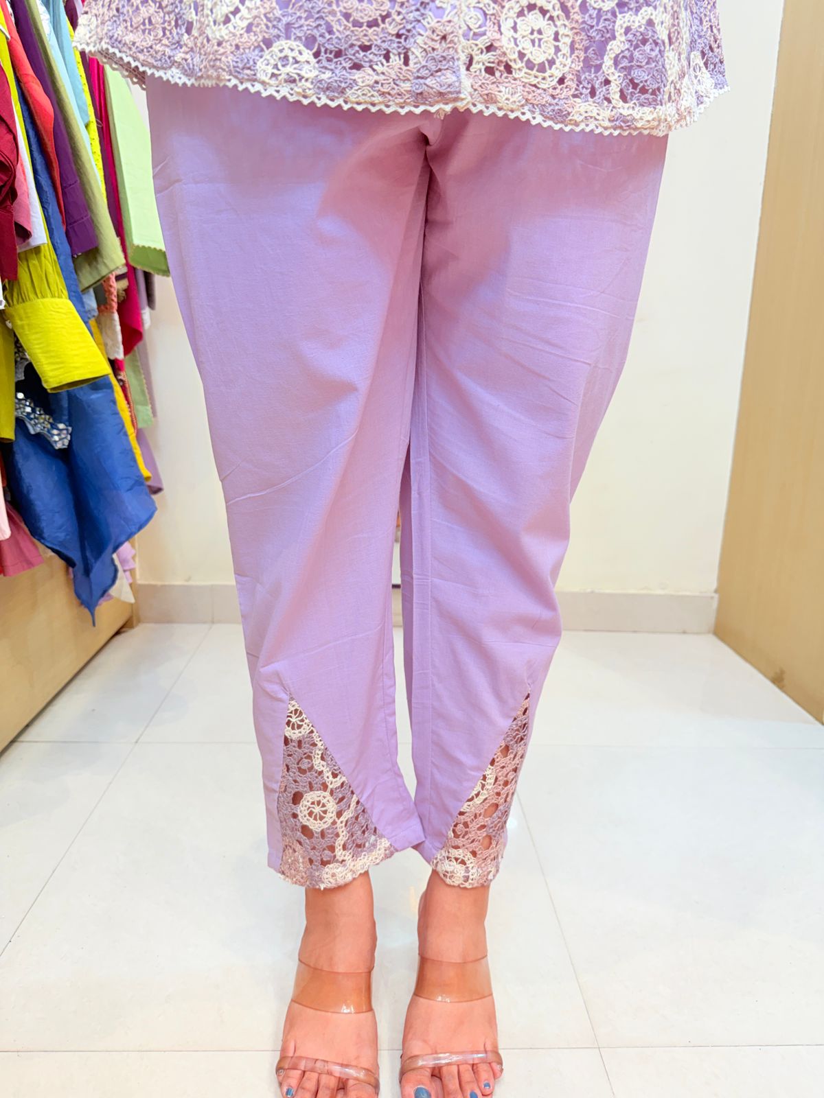 Lavelle | Lavender Lace 2-Piece Coord Set