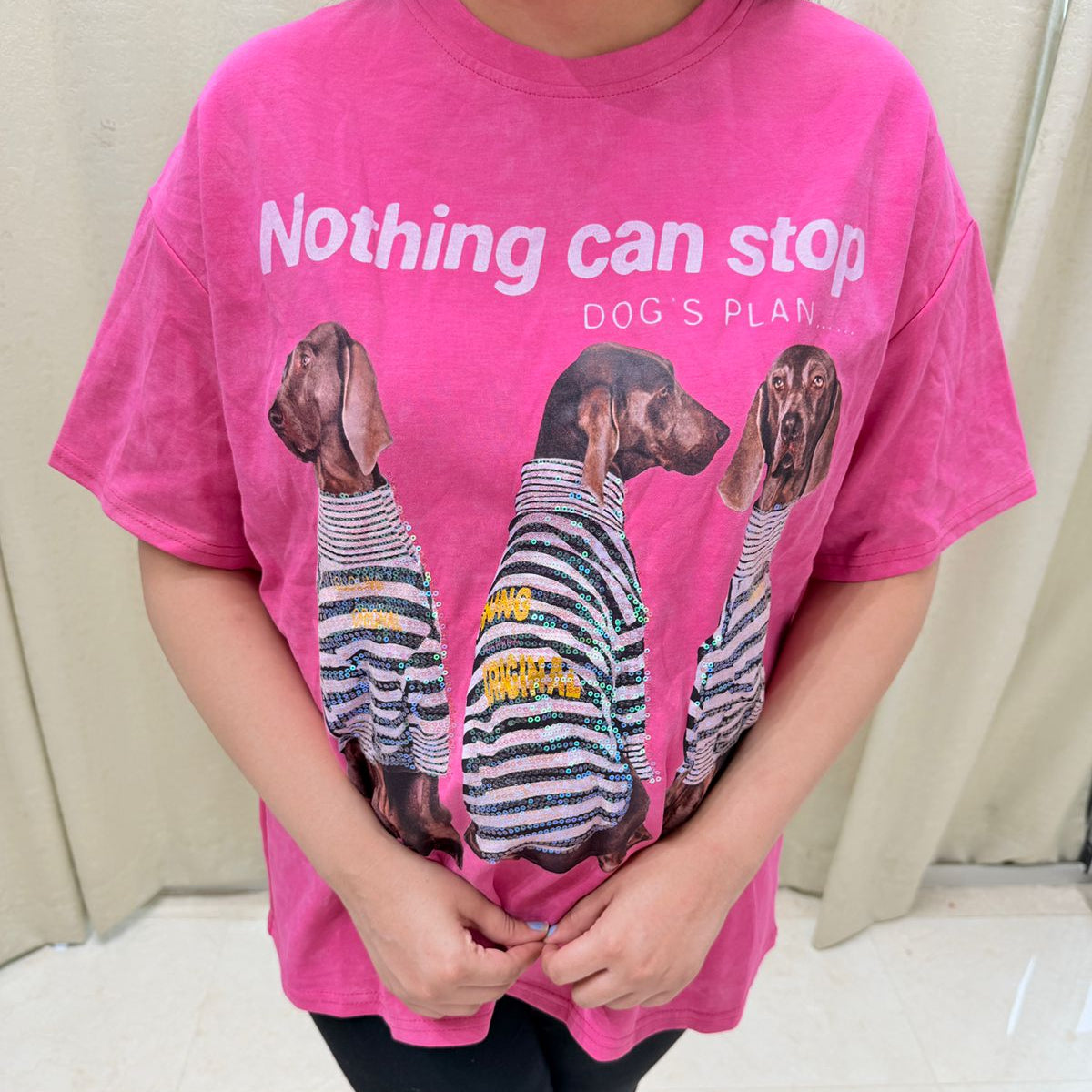 Pawvera | Graphic Printed Embellished T-Shirt with Round Neck (Multiple Colors)