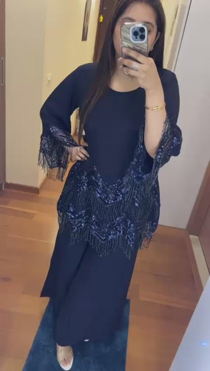 TWO PIECE SHARARA SET